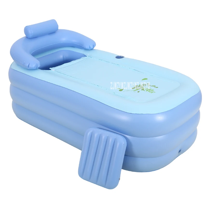 Новая YT-510 Бытовая надувная Ванна Портативная Домашняя теплая спа-ванна для взрослых безопасная Экологичная Складная Толстая Ванна из ПВХ 450L