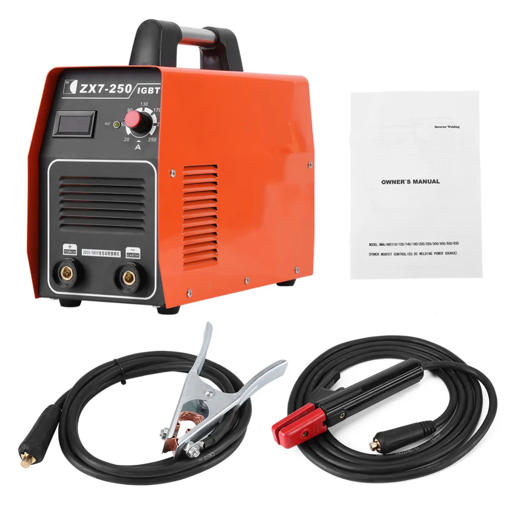ZX7 250 Welding Machine 220/380V Dual Voltage DC Inverter TIG ARC