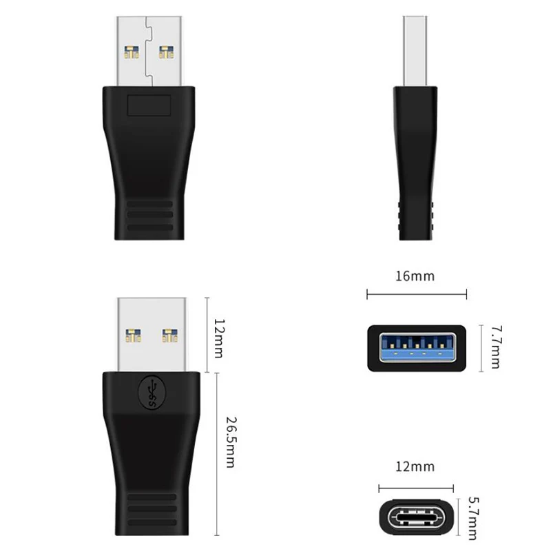 Thbelieve USBC To USB 3.0 Adapter Type C To USB Adaptateur For Macbook Support DataCharging USB To USBC Adaptador Tipo C (15)