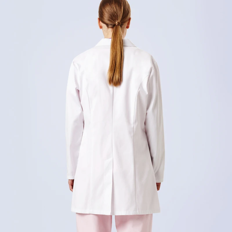 Белые медицинские пальто и куртки женские халаты 3" с длинными рукавами лабораторный магазин красоты салон Формальное лабораторное пальто костюм куртки