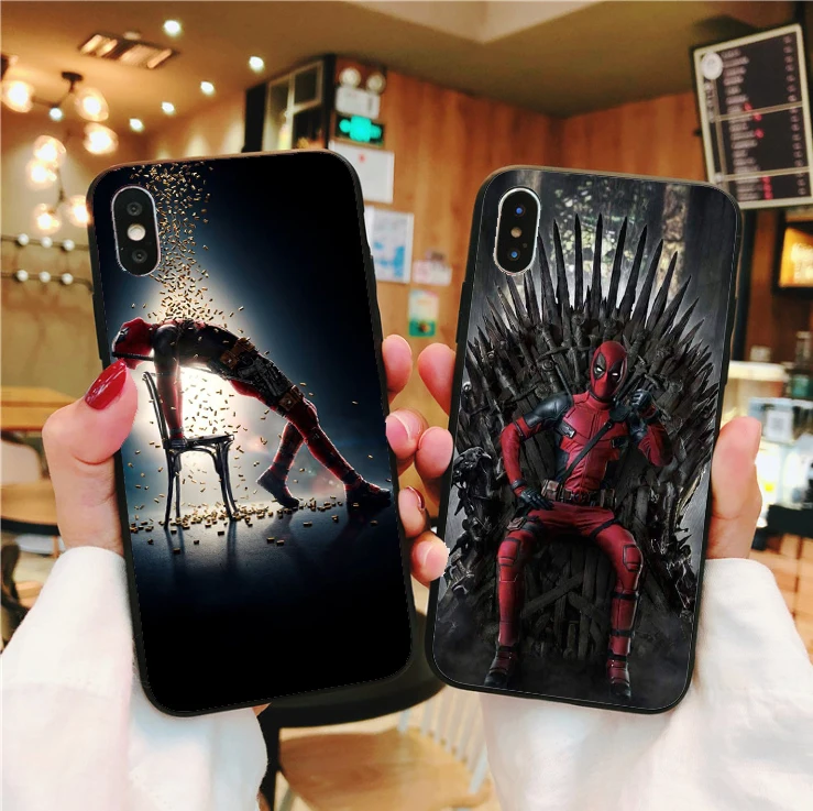 

Marvel Comics Deadpool Ryan Reynolds Soft TPU Cover Phone Case for iPhone XS SE 5 5S 6 6S Plus 7 8 Plus X XR XS MAX