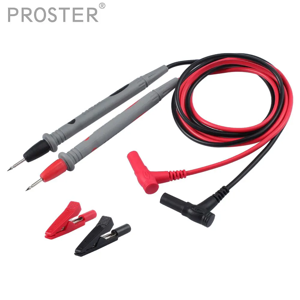 Multimeter Test Probe Tips With Banana Plug Dismountable Alligator