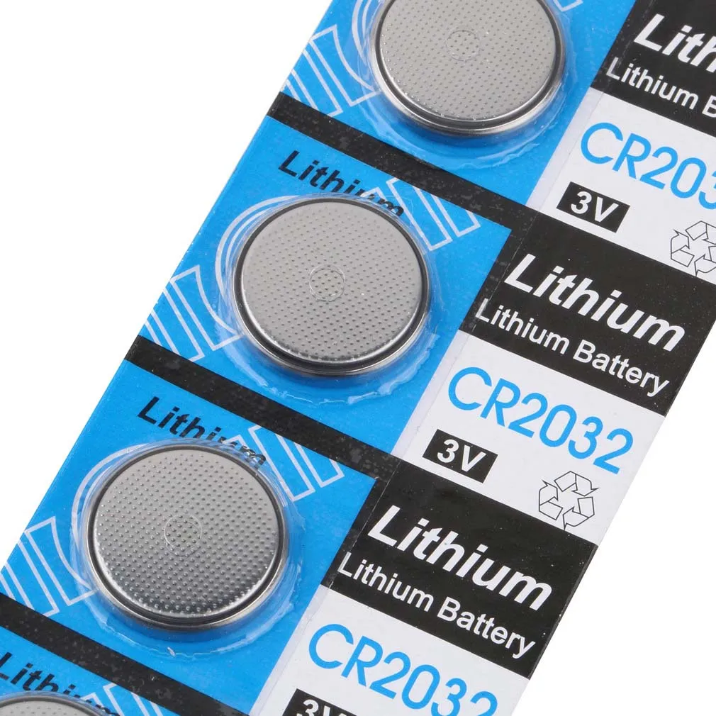 

5PCS CR2032 Mini Style environmental protection of lithium battery 3V Coin Button Cell Battery