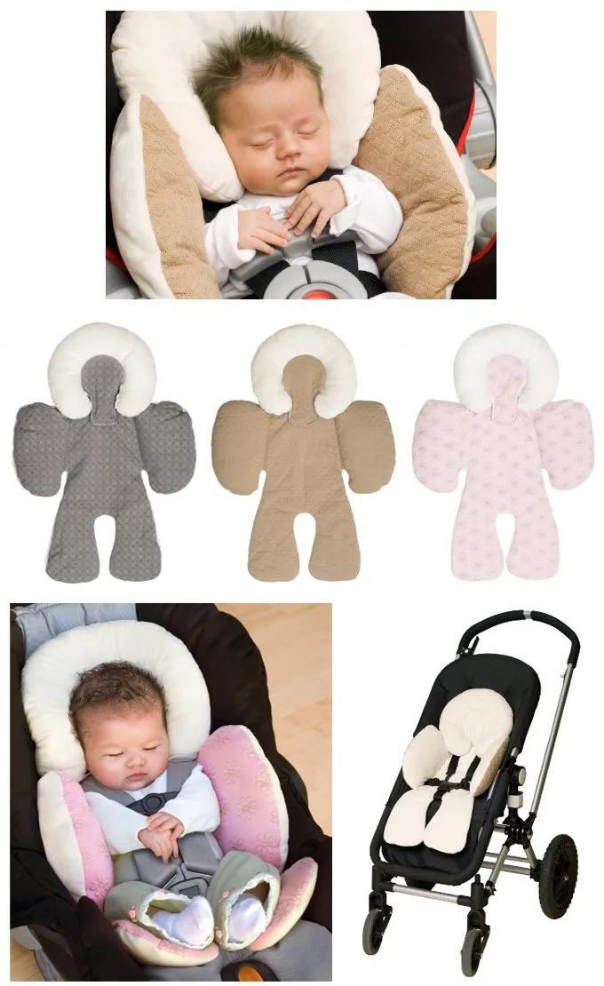 Baby stroller cushion car seat accessories pram thermal mattress liner mat infant shoulder belt strap cover Neck Protection pad Baby Strollers comfotable