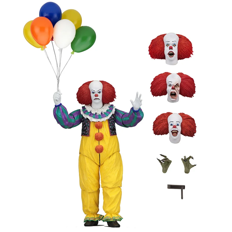 

18cm Deluxe Edition Clown NECA SHF IT Clown 1990 Stephen King's It Model Halloween Decoration Action Figure Toys