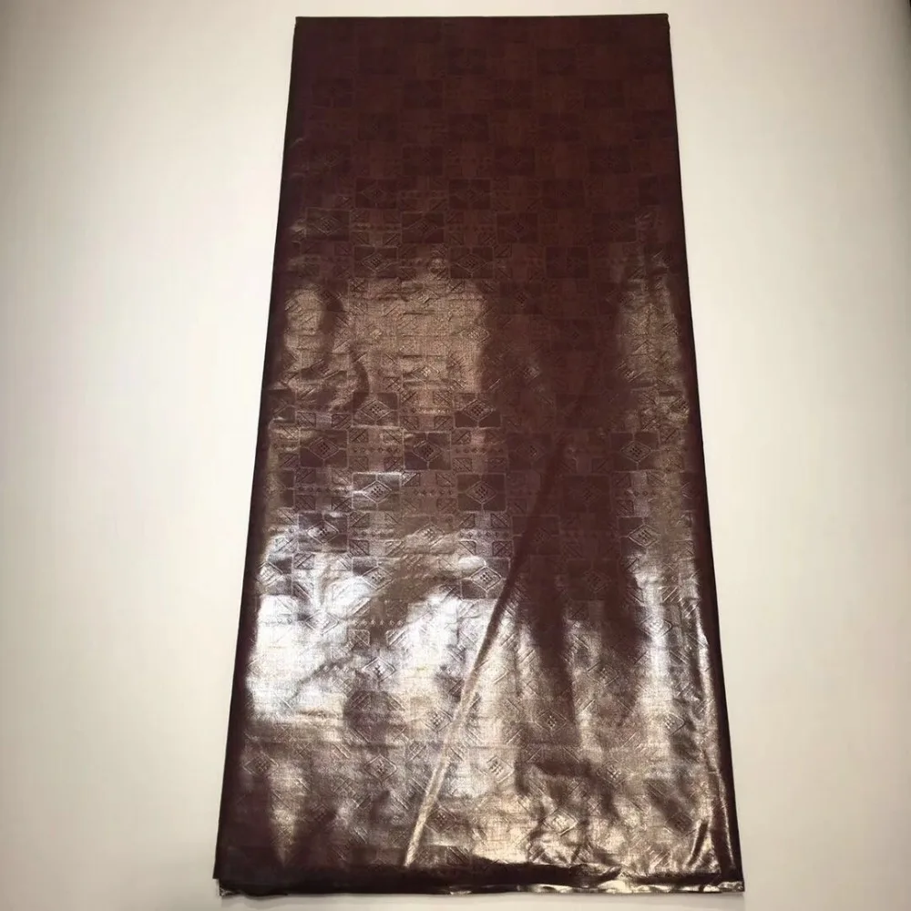 Африканская Базен кружевная ткань хлопок Базен riche getzner высокое качество кружева коричневые нигерийские кружевные ткани 5 ярдов/партия LD-15