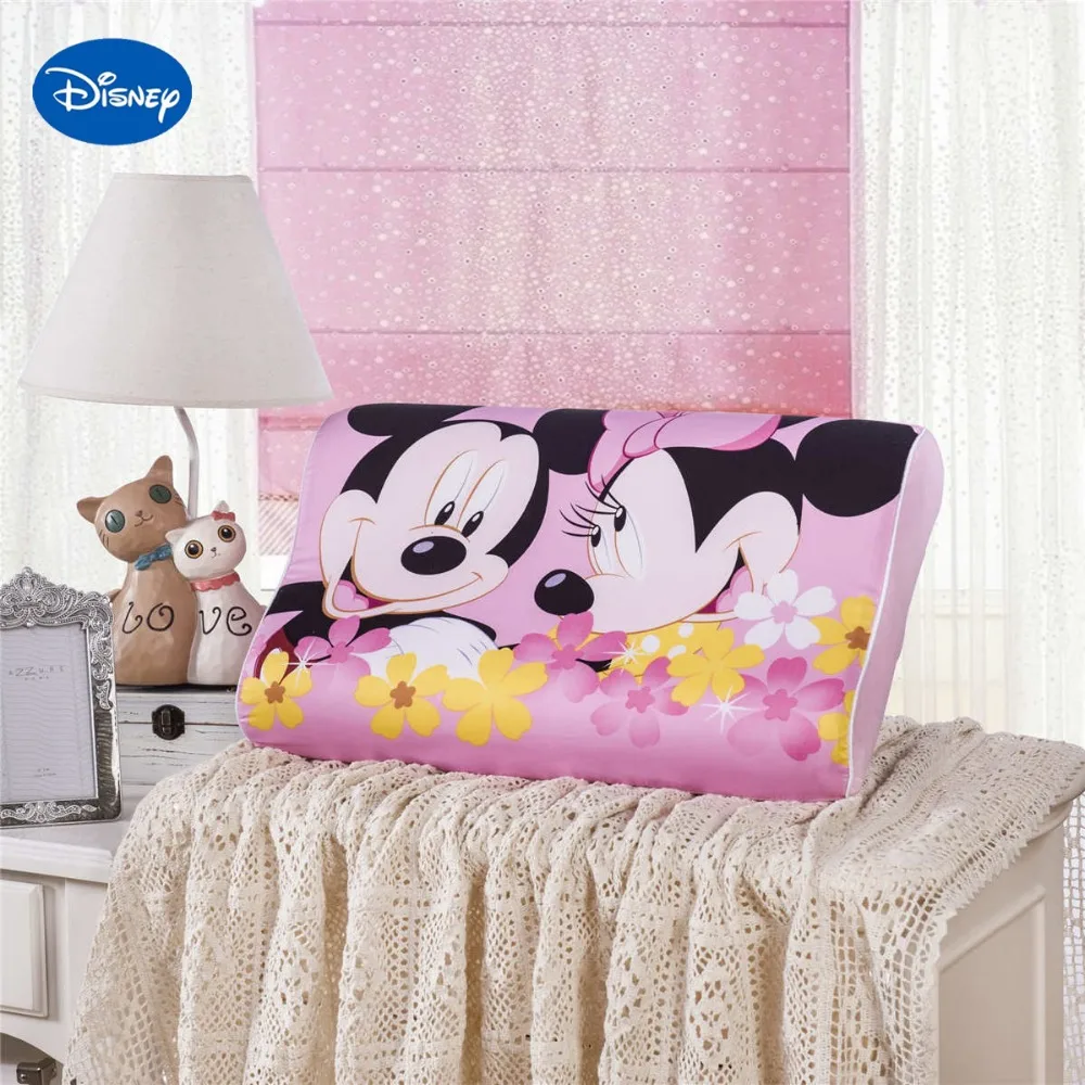 

New Pink Minnie and Mickey Mouse Cartoon Memory Pillow 50x30cm Bedroom Decoration Girl's Bedding Slow Rebound Wave Foam Sleeping