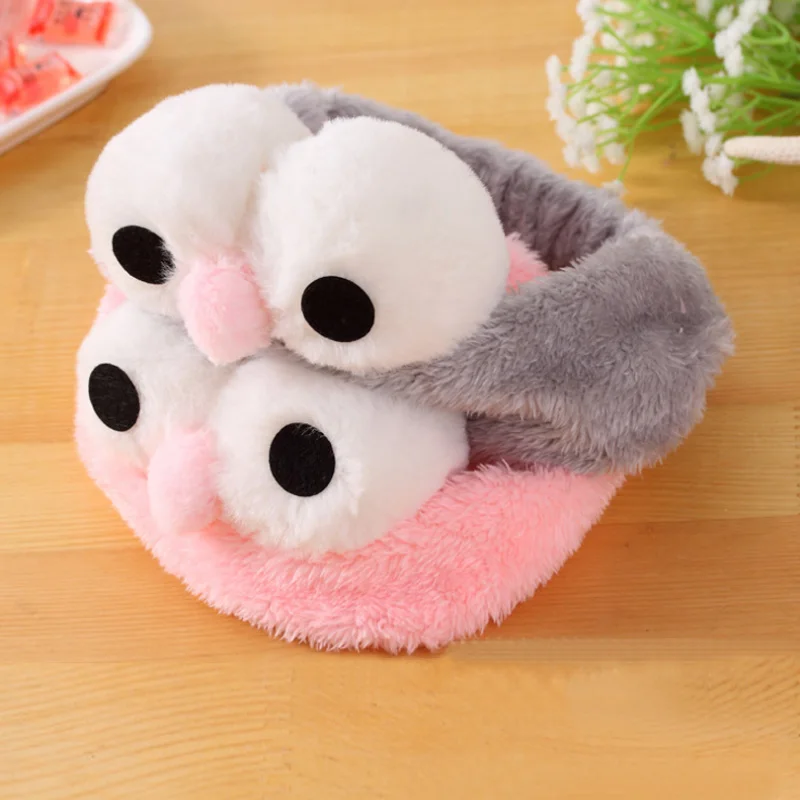 

Cute Korean Big Eyes Gargle Bath Turban Hairbands Wash Face SPA Make up Elastic soft Headbands