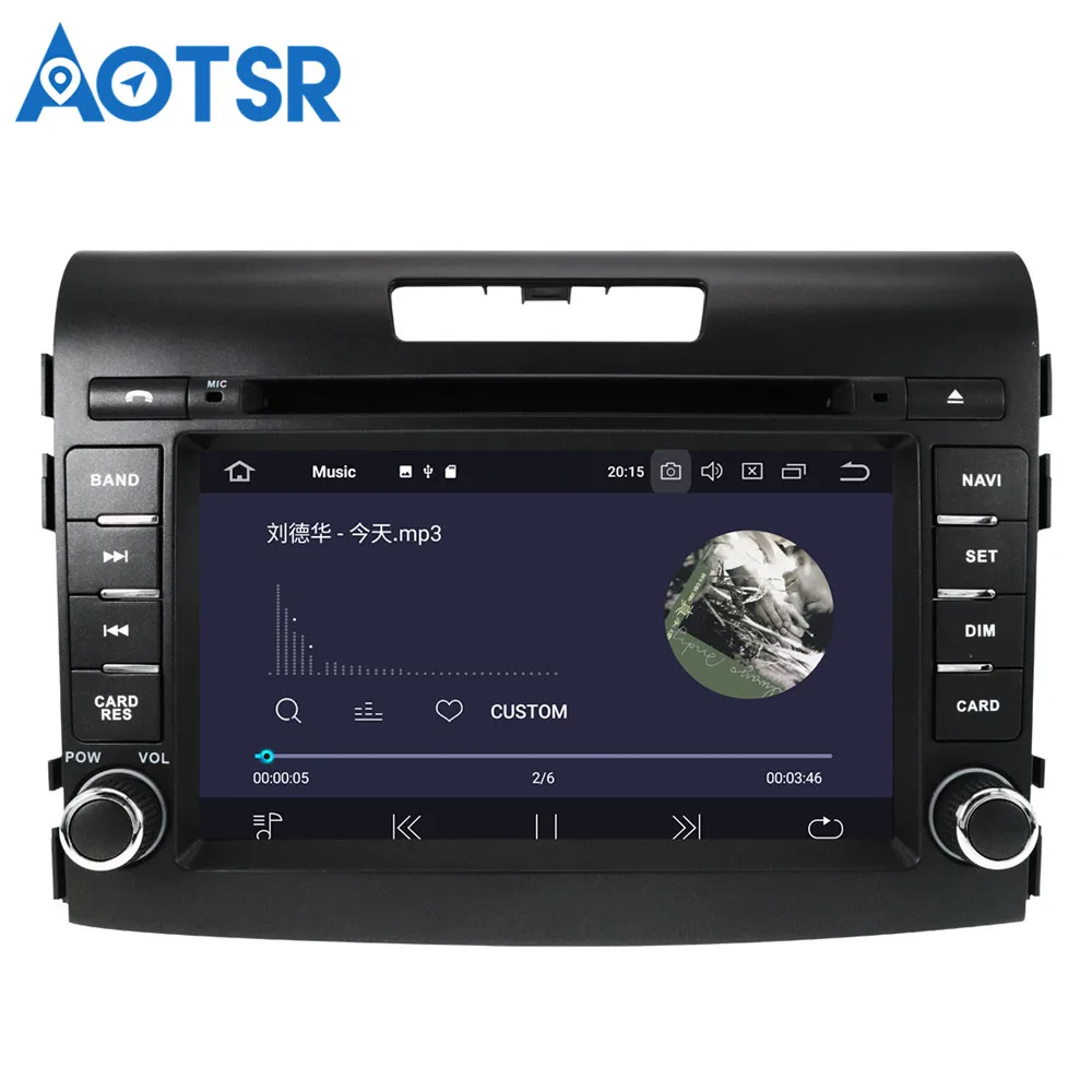 Автомобильный dvd плеер 2 din 7 дюймов android 9 0 8 ядер для honda crv CR V 2012 2016 автомобильная