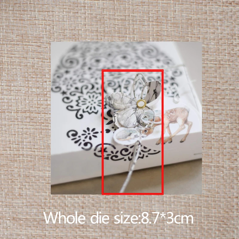 

8.7*3cm flower new Metal Cutting Dies for decoration card DIY Scrapbooking stencil Paper Craft Album template Dies
