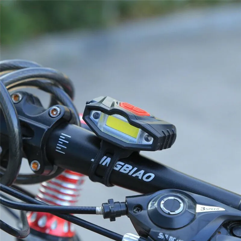 USB Rechargeable LED Bike Bicycle Cycling Headlight Front Light Tail Rear Lamp