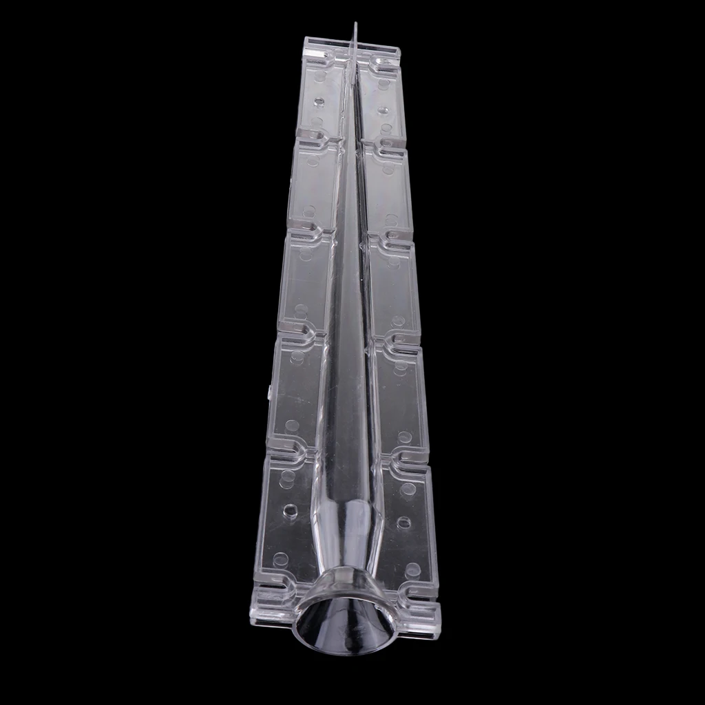 Durable Plastic Mold Clear Taper Shaped Candle Mould for Handmade Candles Soap Crafts Making Mould Tool