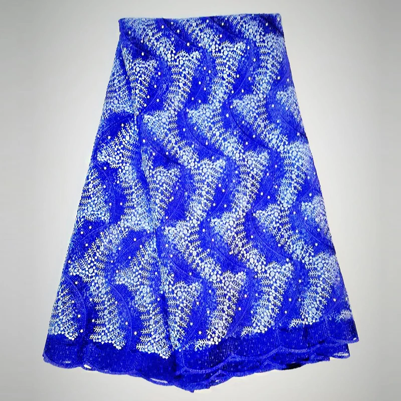 

Hot Koop Nigeriaanse Afrikaanse Kant Stoffen Franse Guipure Tulle Bridal Kant Stof Met Kralen Voor Wedding Party Dress