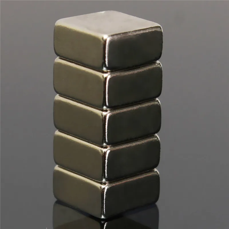 10 шт. N52 Квадратный Блок магнит редкоземельный неодимовый магнит DIY Неодимовый мощный постоянный магнит 10 мм x 10 мм x 5 мм