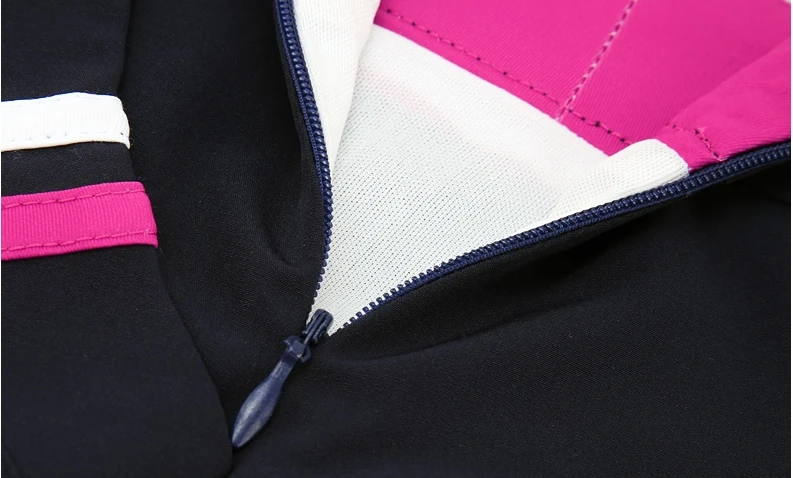 PGM весенне-летняя одежда для гольфа женская футболка с коротким рукавом и воротником на молнии Женская тонкая эластичная дышащая Высококачественная спортивная одежда