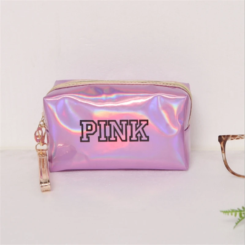 Women Travel Cosmetic Bag Pink Laser Makeup Bags Toiletry Wash Beauty Box Zipper Make Up Handbag Organizer Storage Case Pouches Women Travel Cosmetic Bag Pink Laser Makeup Bags Toiletry Wash Beauty Box Zipper Make Up Handbag Organizer Storage Case Pouches