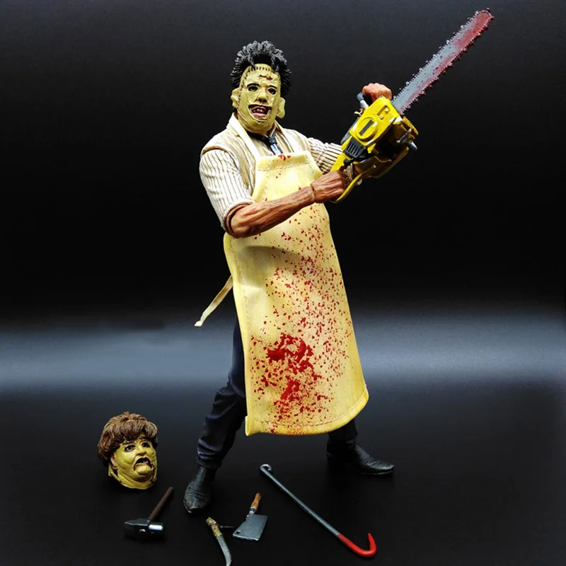 NECA 18 см Техасская цепная пила резня ПВХ фигурка игрушки 40 летняя годовщина