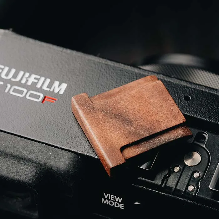 Деревянный Горячий башмак Крышка для Fuji X100F Fujifilm X 100F | Электроника