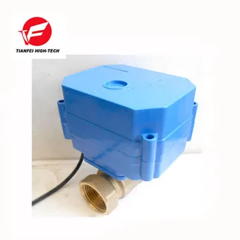 

8s 6nm CWX-60P reduced port brass DN8-DN32 both female BSP DC3-6V DC12V CR01s CR02s electric valve with signal feedback