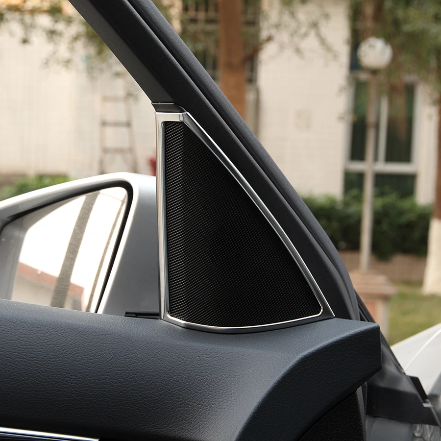 Chrome Interior Door Speaker Cover Trim For Mercedes Benz C Class W204 C180 C200 C260 2008