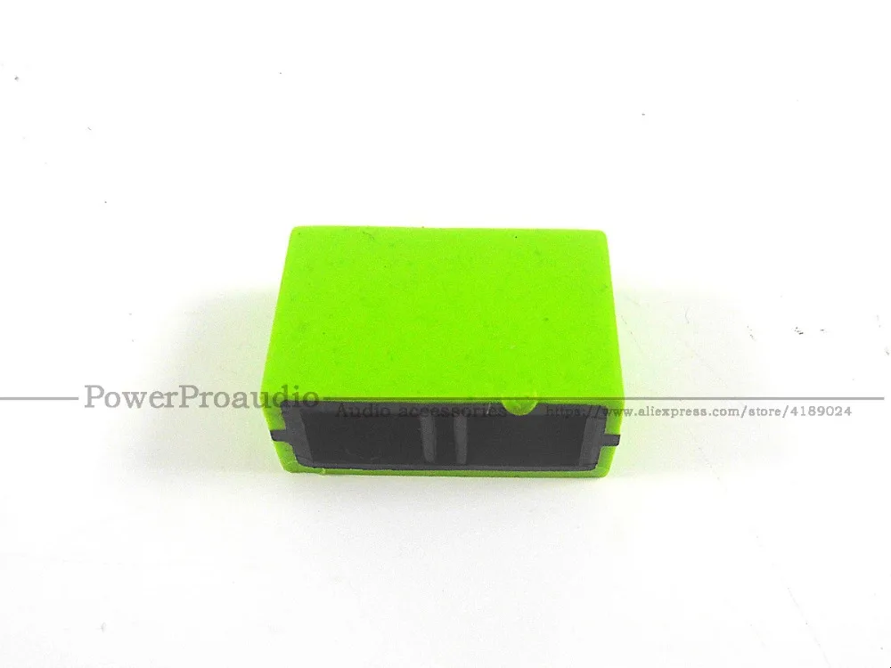 20pcs/lots Channel Crossfader Fader Cap Knob For RANE 56 RANE TTM56 TTM 56s(green)