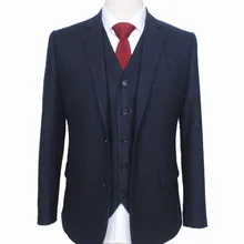 Мужской портной черный костюм наборы свадебное платье костюм классический Жених одежда смокинг куртка с брюками(куртка+ галстук-бабочка+ брюки