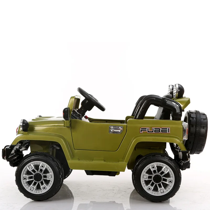 

Super big Kids four-wheel drive electric car remote control toy shock absorption electric SUV can drive sit baby toy car