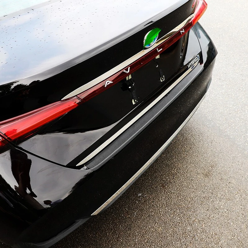 For-Toyota-Avalon-2019-2020-Accessories-Door-Sticker-Stainless-Steel-back-door-Tailgate-Cover-trim-Car