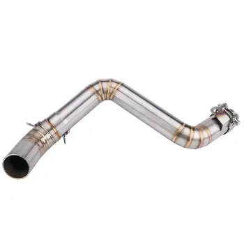 

Motorcycle Full Exhaust System Vent Middle Pipe Link Connect with 51mm muffler pipe Fit for KTM Duke 390 2013-2016