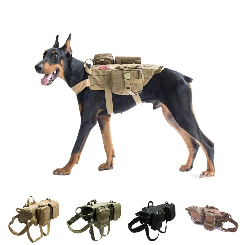 Новинка Военная Тактическая шлейка для собак K9 жилет нейлоновый свинцовый