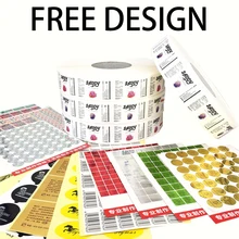 Пользовательская торговая марка, логотип серебро/золото/красный/зеленый/красный наклейки товарные бирки нежный Металл металлические самоклеющиеся бирки 300 шт