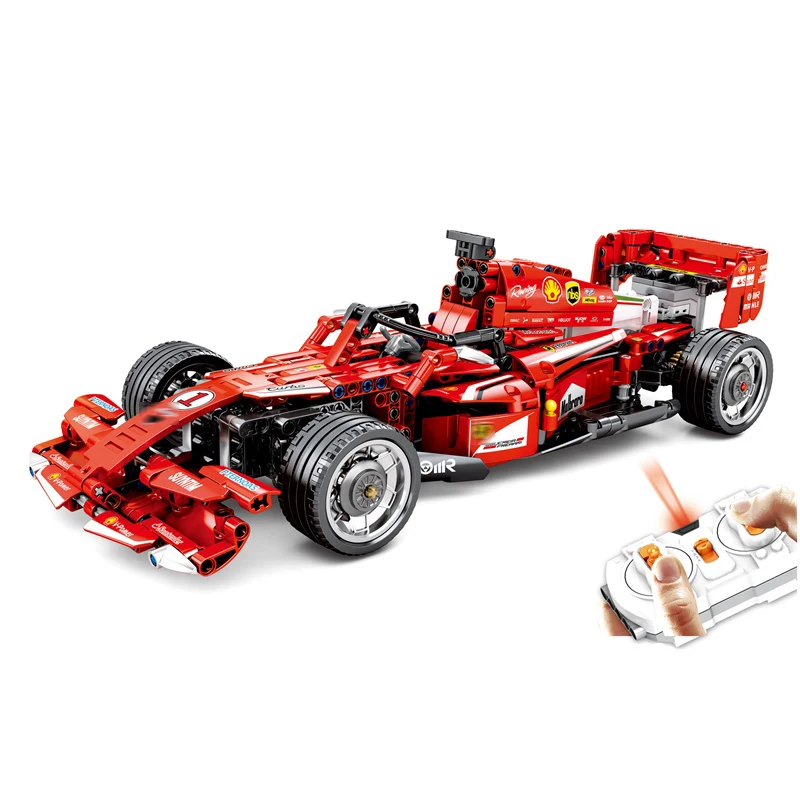 

701000 Technic RC Racing Car 585PCS Remote Control Racer Sport Cars Electric Building Blocks Bricks Toys Kids Gift