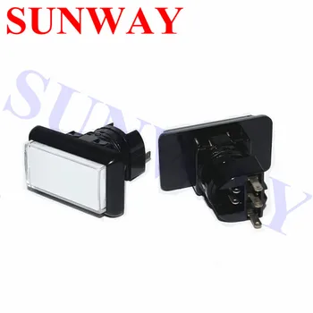 

46*27mm Gaminator push button Rectangle LED Illuminated Push Button Rectangular buttons For Arcade Coin Machine