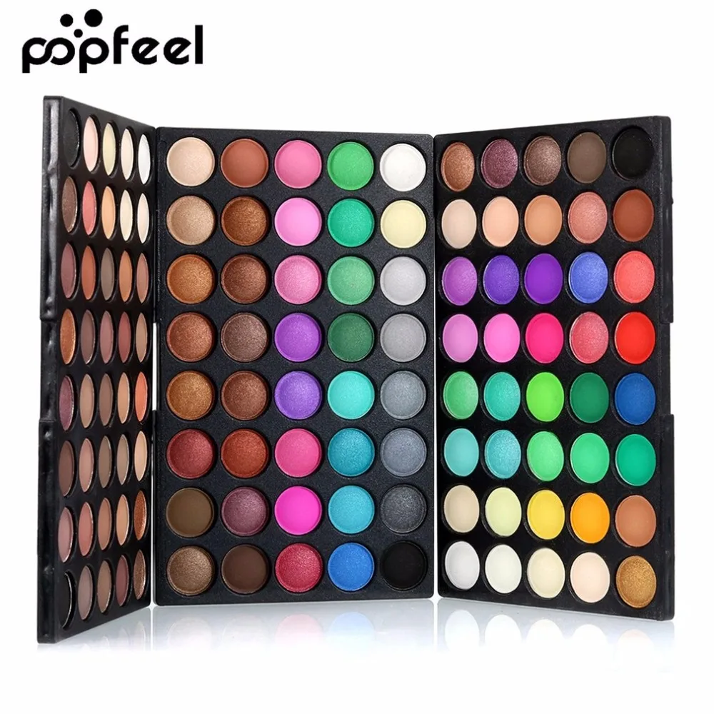 Eyeshadow Palette Fashion 120 Colors Cosmetic Powder Eyeshadow Palette 3 color Makeup Board