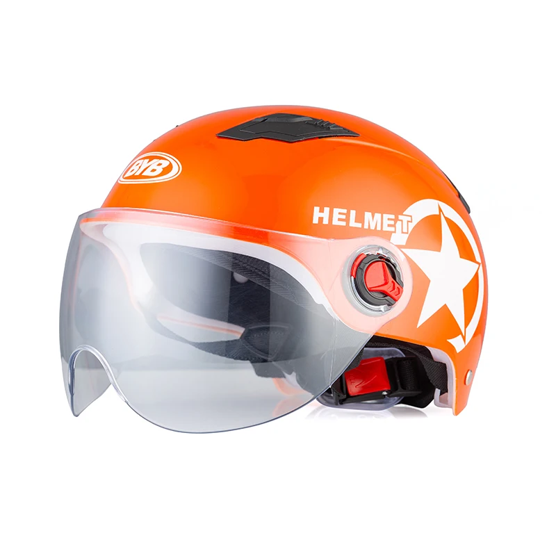 Moto rcycle шлем Защитная защита головы снаряжение moto крест шлем moto rbike скутер шлем флип-ап Ветрозащитная маска для лица - Цвет: BYTKX322O