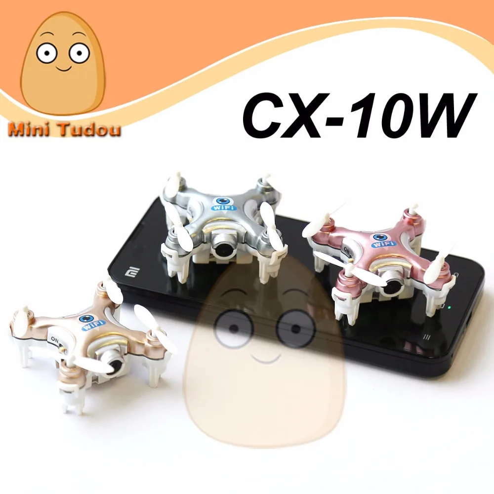 Buy Cheap 2016 Minitudou Pocket Drone With Wifi Camera Cheerson CX-10W RC Quadcopter CX-10C FPV Phone Control Predator Drone