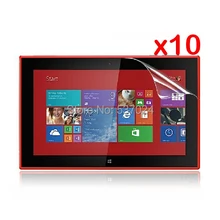 10 шт./лот, прозрачная Защитная Глянцевая пленка для ЖК-экрана, Защитная пленка для Nokia Lumia 2520 10," планшета