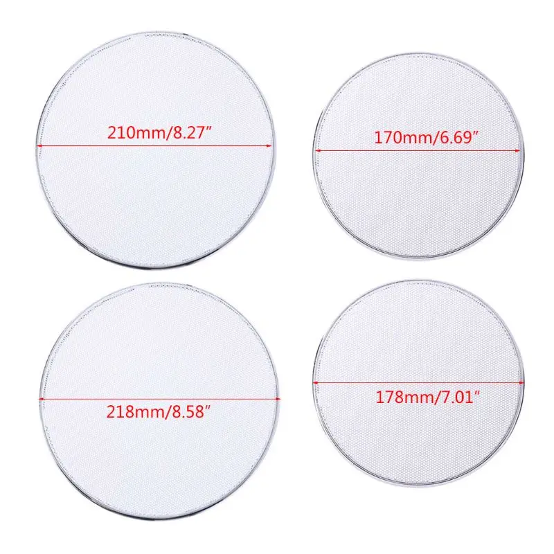 

2Pcs 5/6.5" Car Stereo Metal Mesh Speaker Subwoofer Grill Cover Guard Protector