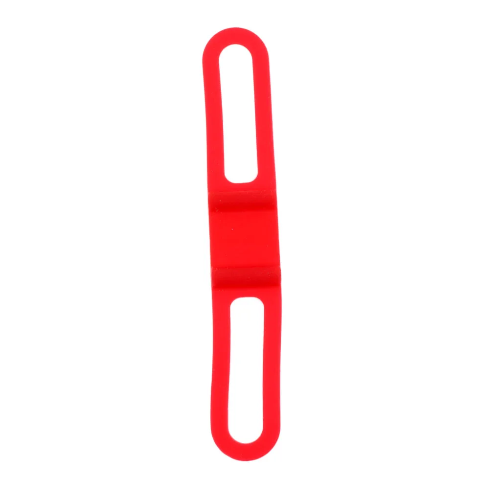 dolity High Elastic Bike Silicone Band Bicycle Flashlight Strap Cycling Accessories for Holding Lights in Different Positions