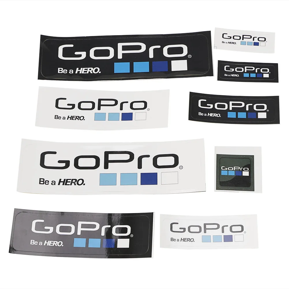 

9X Action Camera Sticker Icon Adhesive For Gopro 5/4/3+ Accessory Helmet Selfie-Y1QA