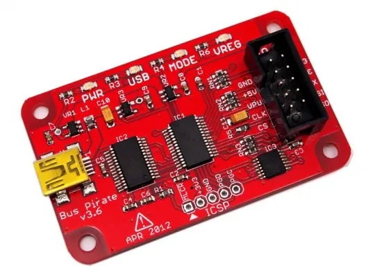 

Bus Pirate V3.6 Universal Serial Interface Module USB 3.3V-5V for Arduino DIY