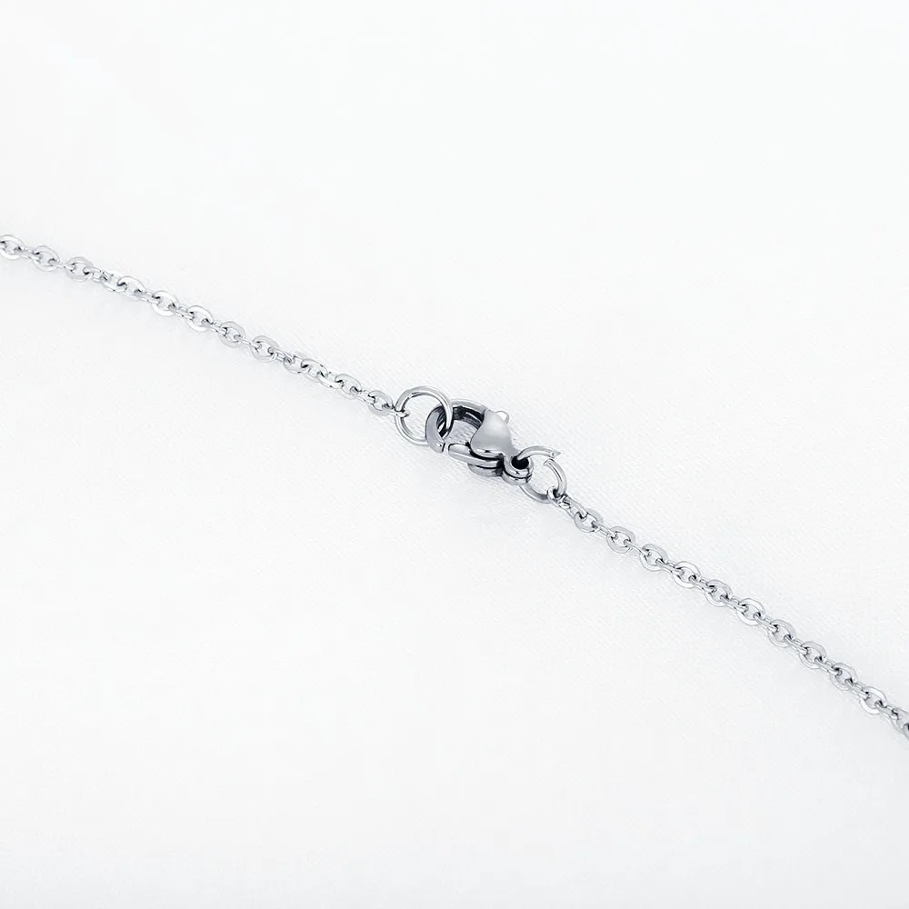 Индивидуальный бар кулон ожерелье для женщин Персонализированные 4 стороны ожерелье выгравированное имя ожерелье ювелирные изделия подарок для мужчин(Lam Hub Fong