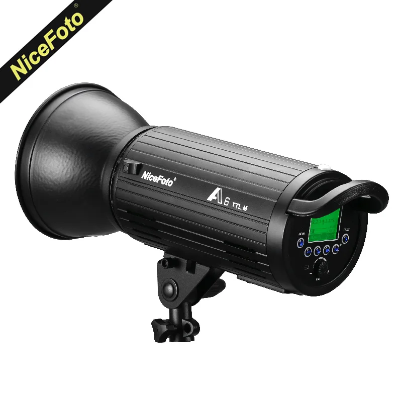 Беспроводная вспышка NiceFoto A6 600Ws TTL HSS 1/20000 S 2 4G с питанием от батареи TX C02 для