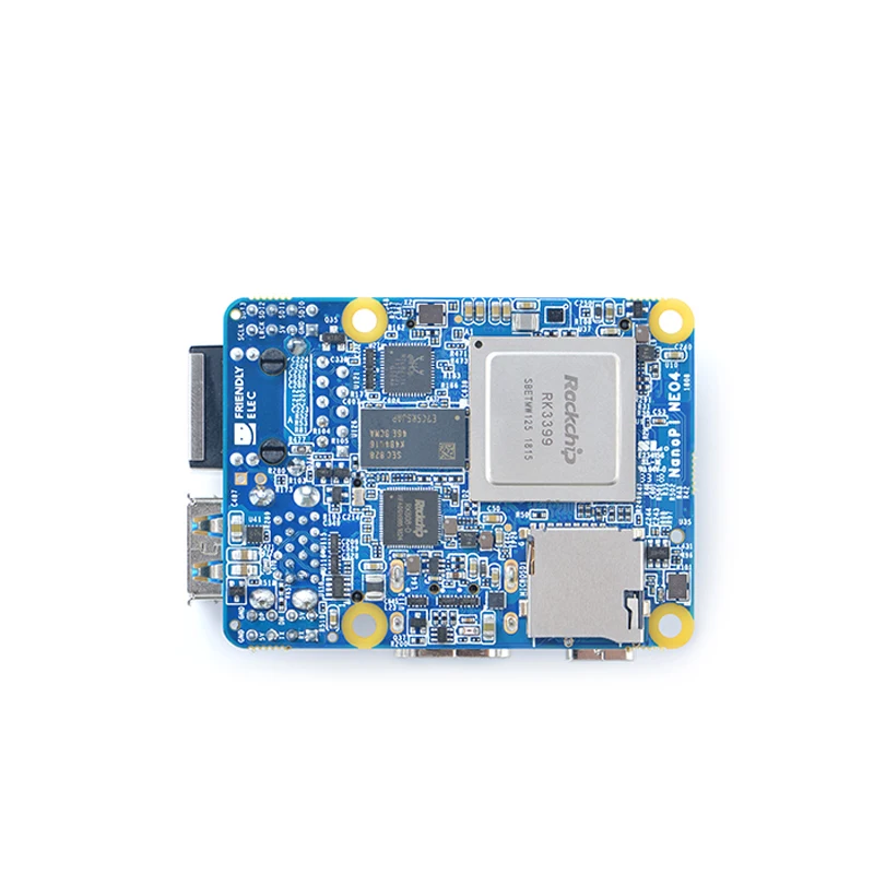 NanoPi NEO4 1 ГБ DDR3 с двумя камерами, процессор Rockchip RK3399 Встроенный Wi-Fi/BTmodule/портативный принтер печатает QR Ubuntu(убунту-операционная система для рабочего стола/CORE/Lubuntu