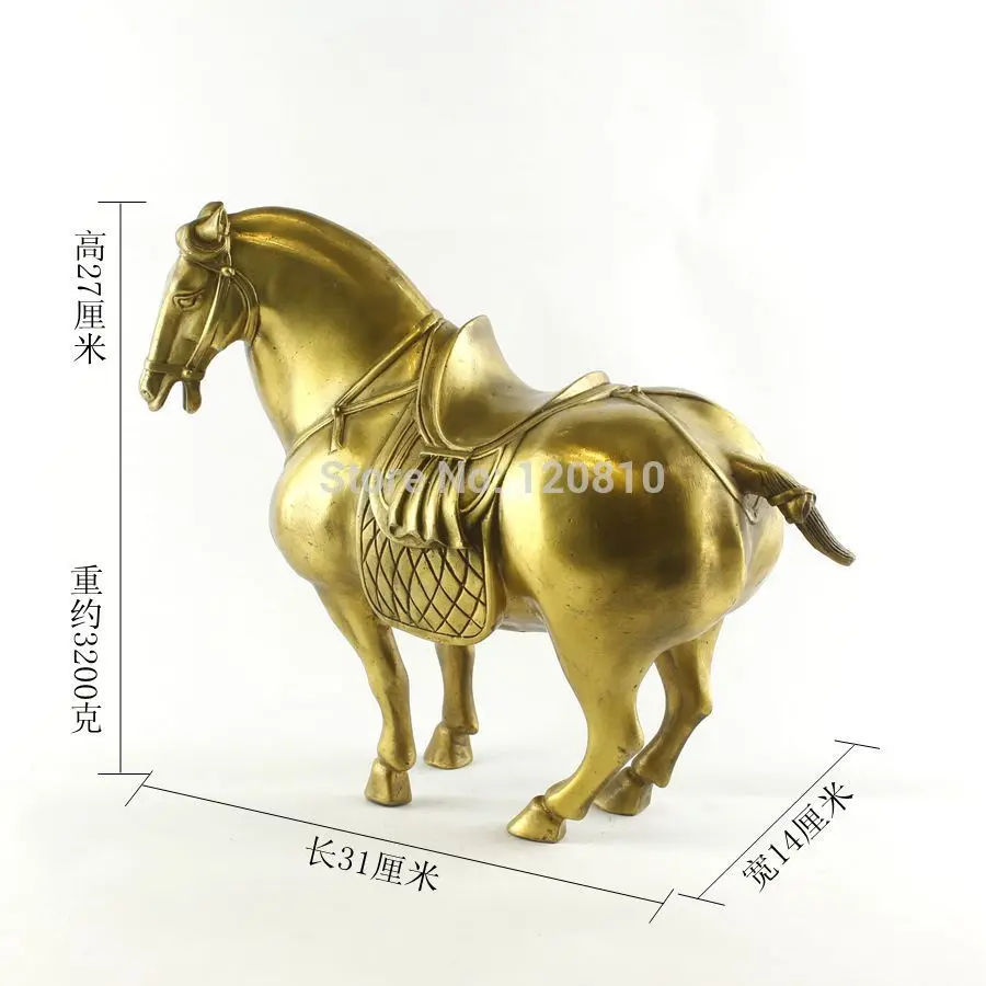 

Bronze Horse copper ornaments bottomless big Don Tait Madaochenggong Horse statue