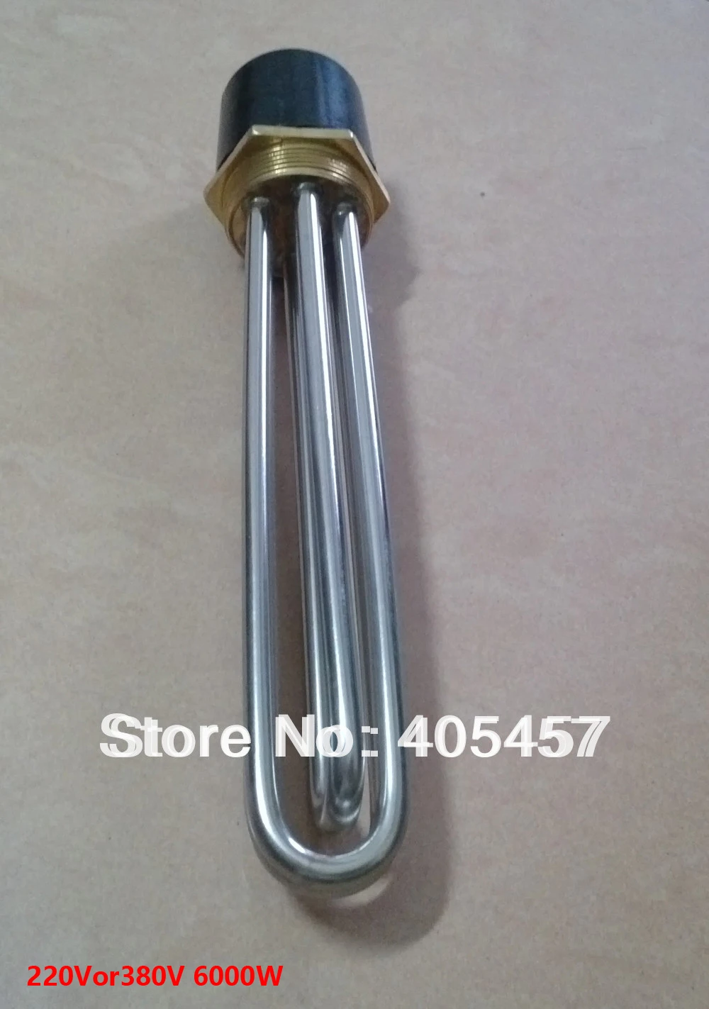 2" thread electric heat pipe,brush cut electric heat pipe 6000W, 58mm