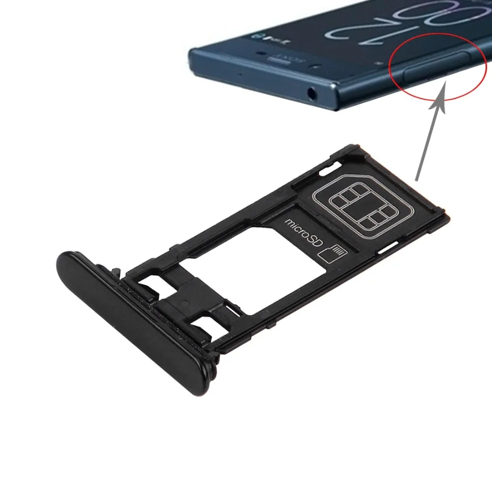 

SIM Card Tray + Micro SD Card Tray for Sony Xperia XZ (Single SIM Version)