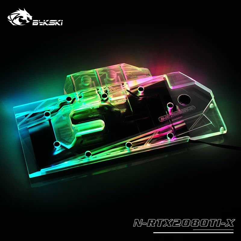 

Bykski Water Block use for NVIDIA GeForce RTX 2080Ti/2080 Founders Edition 11GB GDDR6/Reference Edition/Full Cover Copper Block