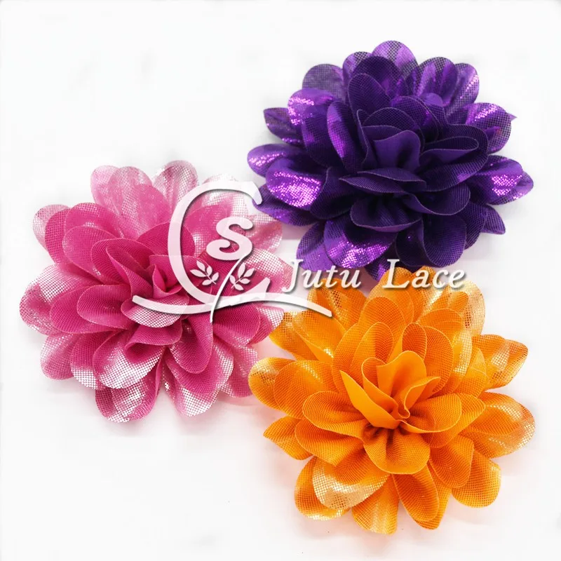 3.75''Scallop shiny flower (7)