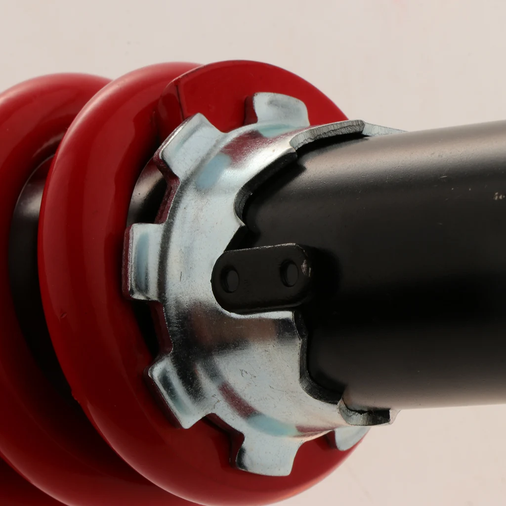 1 Pcs Universal 250mm 260mm Motorcycle Air Shock Absorber Rear Suspension For Motorcycle Scooter ATV Quad Red & Black 